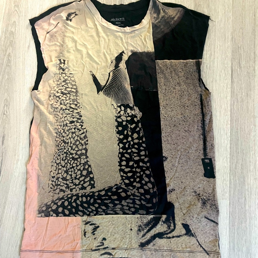 All Saints Cutoff Tee